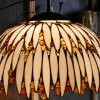 LAMPY WITRAŻOWE WISZĄCE - PALMOWE